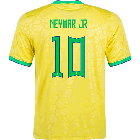 men's replica nike neymar jr. brazil home jersey 2022|neymar jerseys for sale.